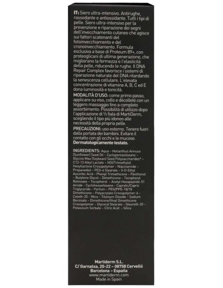 Martiderm® Platinum Proteum Sérum Envase Cristal 30Ml