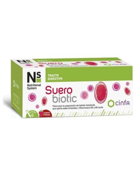 Ns Suerobiotic Fresa 6 Sobres