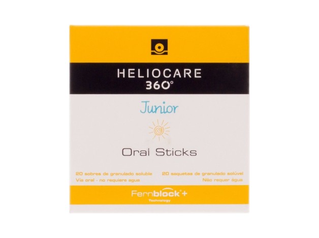 Heliocare 360º Junior Oral Sticks, 20 Uds