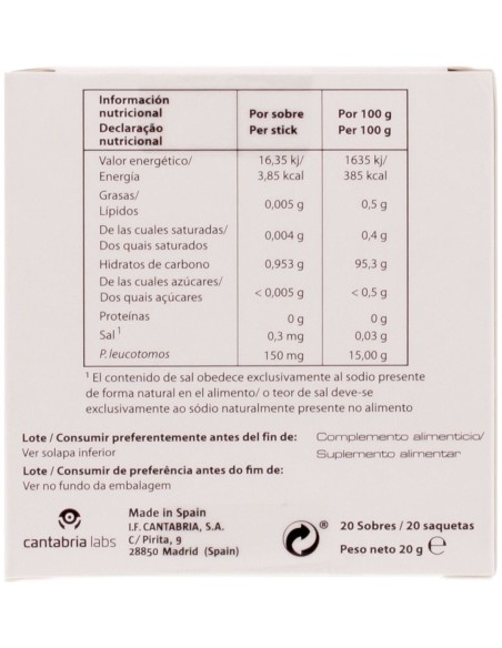 Heliocare 360º Junior Oral Sticks, 20 Uds