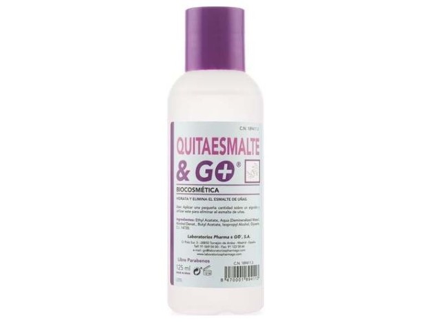 %26 Go Quitaesmalte Sin Acetona 125Ml