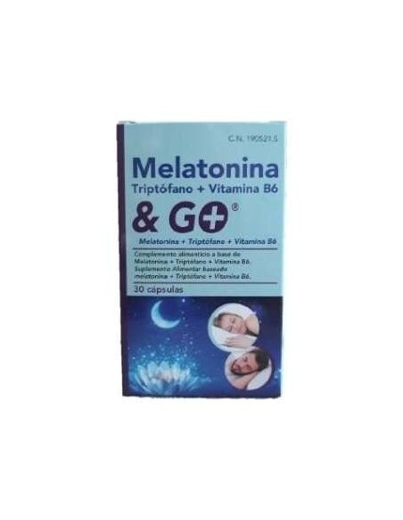 Pharma %26Go Melatonina + Triptofano + Vit. B6 30Caps