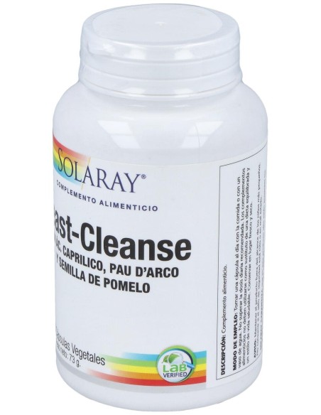 Solaray Yeast Cleanse 90Cáps
