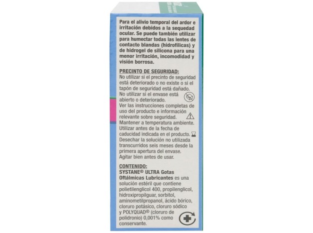 Systane Ultra Gotas Oftálmicas Lubricantes, 10 Ml