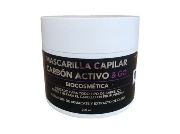 Mascarilla Capilar Detox Carbon Activo 200Ml.