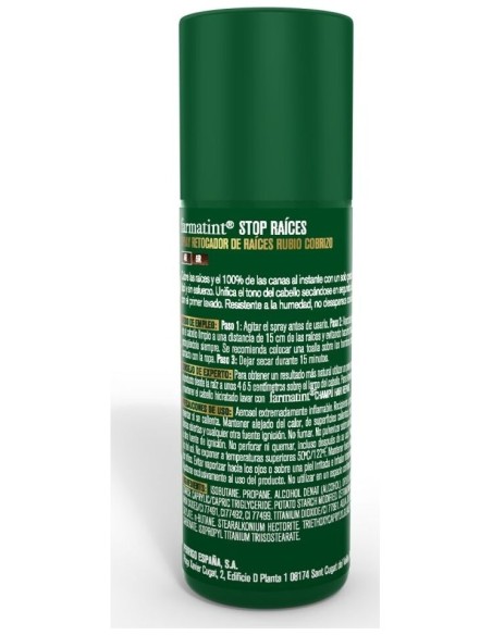 Farmatint Stop Raíces Rubio Cobrizo, 75 Ml