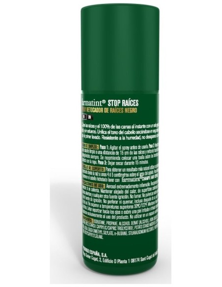Farmatint Stop Raíces Negro, 75 Ml