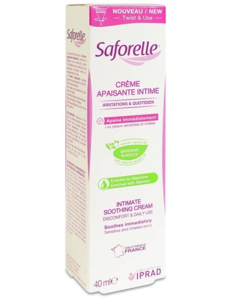 Saforelle Crema Intima Calmante 40Ml.