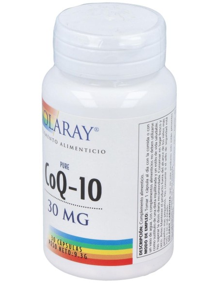 Solaray Pure Coq-10 30Mg 30Cáps