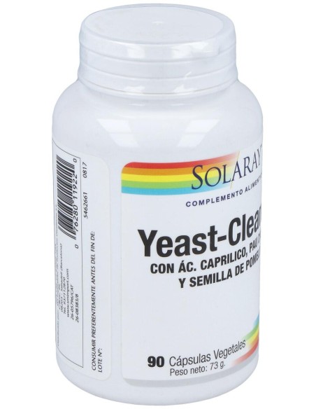 Solaray Yeast Cleanse 90Cáps