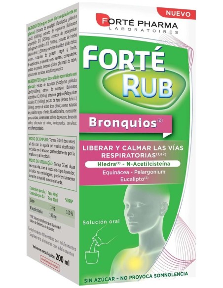 Forté Pharma Forté Rub Bronquios Jarabe, 150 Ml