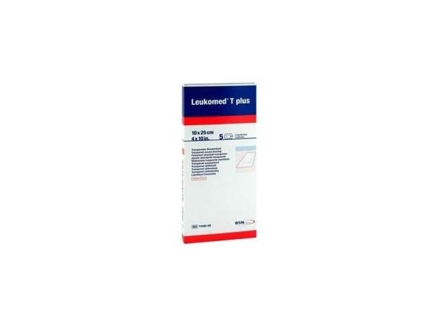 Leukoplast Leukomed T Plus 10 Cm X 25 Cm, 5 Uds