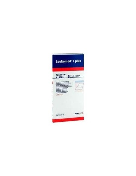 Leukoplast Leukomed T Plus 10 Cm X 25 Cm, 5 Uds