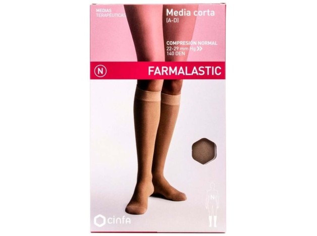 Farmalastic Media Corta Puntera Abierta Talla G...