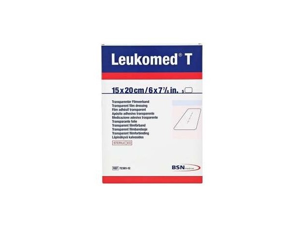 Leukomed T Apósito Transparente 15 X 25 Cm, 5 Uds
