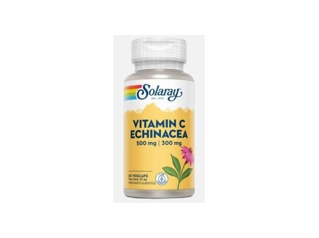 Vitamina C 500Mg + Echinacea 300Mg. 60Cap.