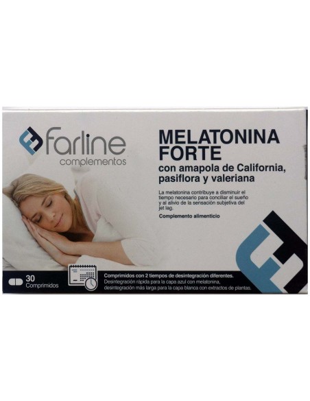 Farline Melatonina Forte, 30 Comprimidos