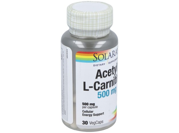 Solaray Acetyl L-Carnitine 500Mg 30Cáps