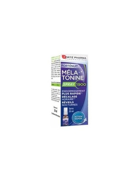 Melatonina Spray 1900 Adormecimiento Más Rápido 20 Ml