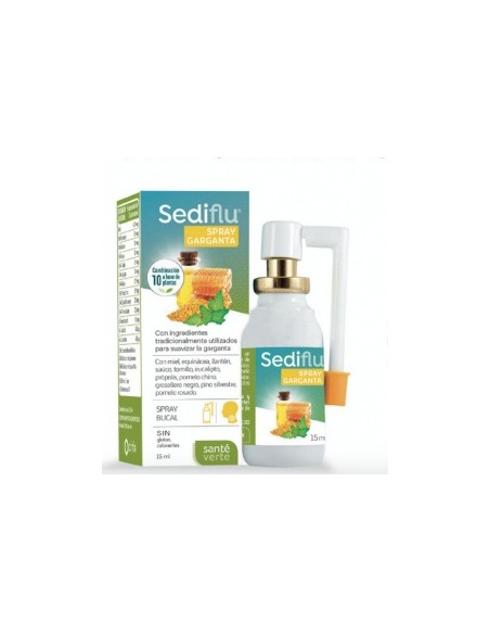 Santé Verte Sediflu Spray Garganta, 15 Ml
