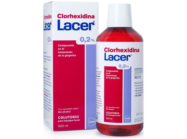 Lacer Colutorio Clorhexidina 0,2%, 500 Ml