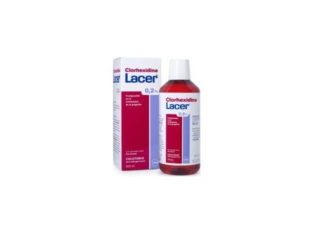 Lacer Colutorio Clorhexidina 0,2%, 500 Ml