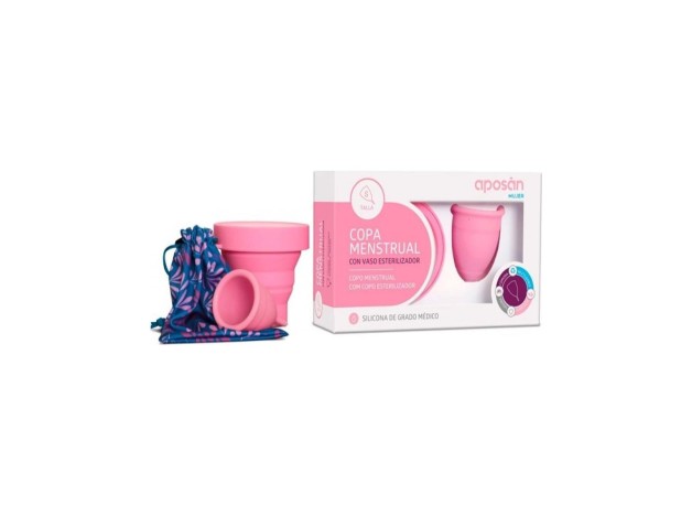 Aposán Copa Menstrual Talla S, 1 Ud