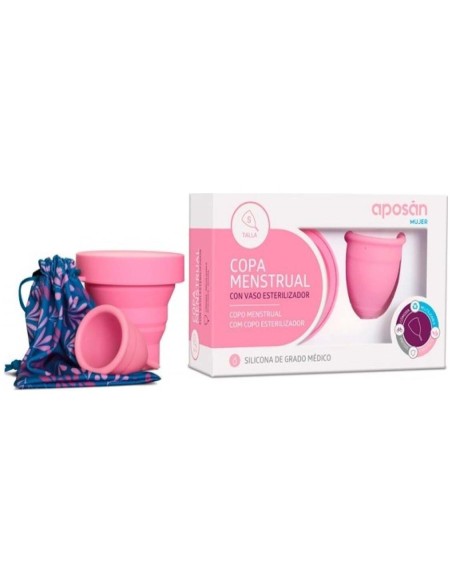 Aposán Copa Menstrual Talla S, 1 Ud