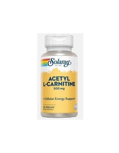 Solaray Acetyl L-Carnitine 500Mg 30Cáps