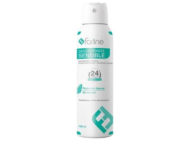 Farline Desodorante Spray Sensible, 150 Ml