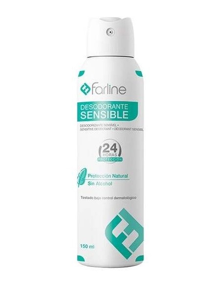 Farline Desodorante Spray Sensible, 150 Ml