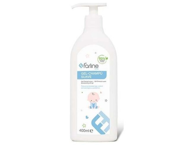 Farline Gel-Champú Suave Bebé, 400 Ml