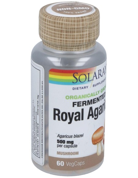 Royal Agaricus Champiñon Del Sol 500Mg. 60Cap.Veg