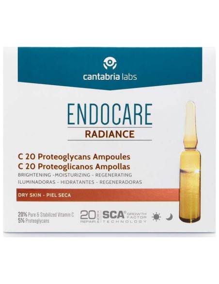 Endocare Radiance C20 Proteoglicanos Ampollas Piel Seca 10X2Ml