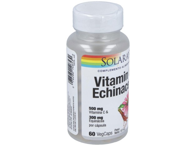 Vitamina C 500Mg + Echinacea 300Mg. 60Cap.