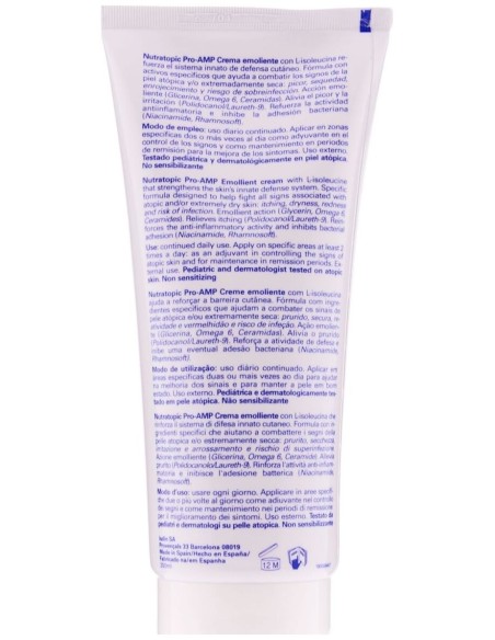 Isdin Nutratopic Pro-Amp Crema Corporal Emoliente 200Ml