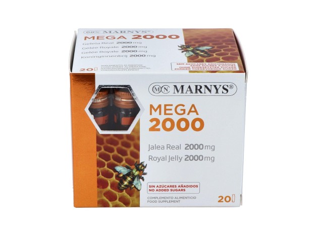 Marnys Jalea Real Mega 2000 20 Ampollas