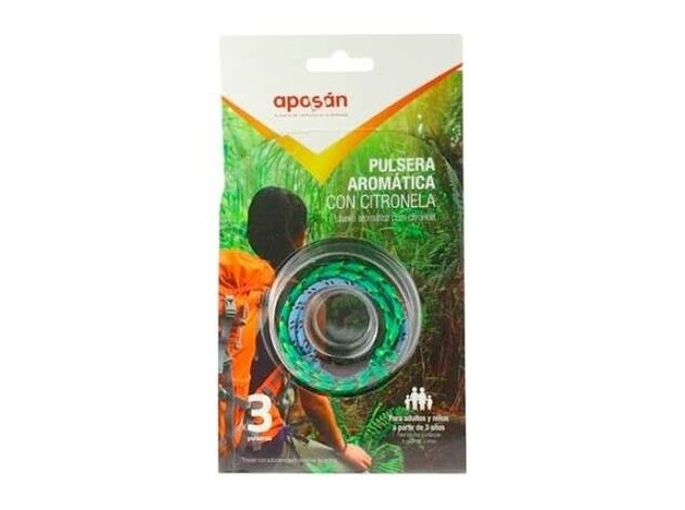 Aposán Pulsera Aromática Citronela Nudos, 1 Ud