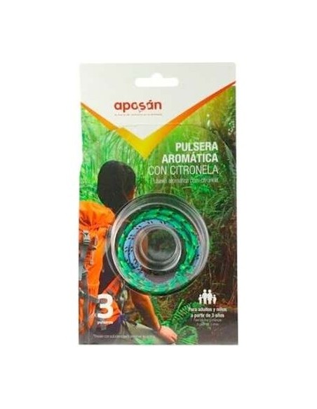 Aposán Pulsera Aromática Citronela Nudos, 1 Ud