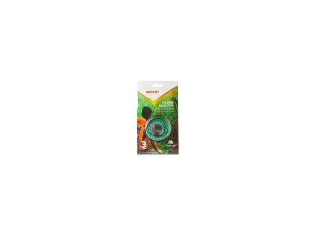 Aposán Pulsera Aromática Citronela Nudos, 1 Ud