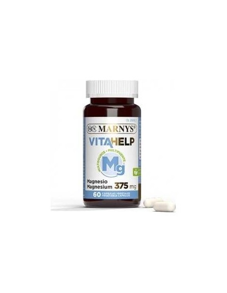 Marnys Magnesio 375Mg Línea Vitahelp 60Caps