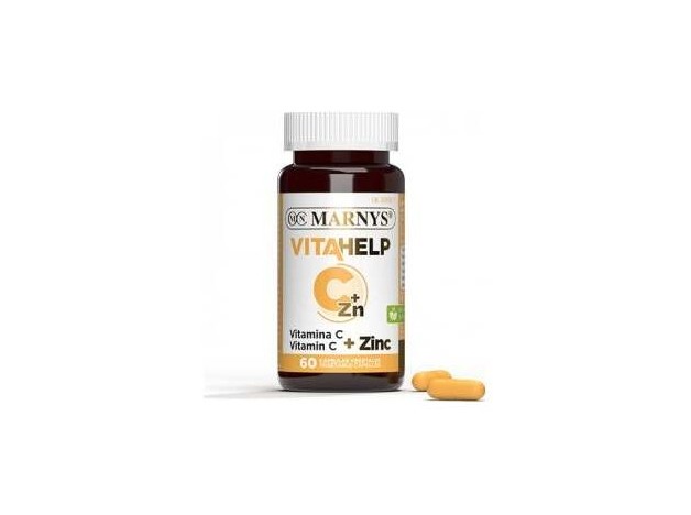 Marnys Vitamina C + Zinc Línea Vitahelp 60Caps