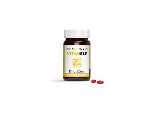 Marnys Zinc 25Mg Línea Vitahelp 120Caps