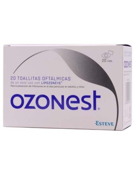 Ozonest Toallitas Oftálmicas, 20 Unidades