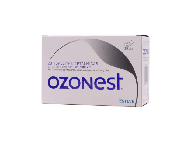 Ozonest Toallitas Oftálmicas, 20 Unidades