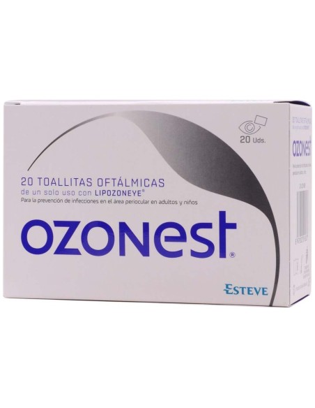 Ozonest Toallitas Oftálmicas, 20 Unidades