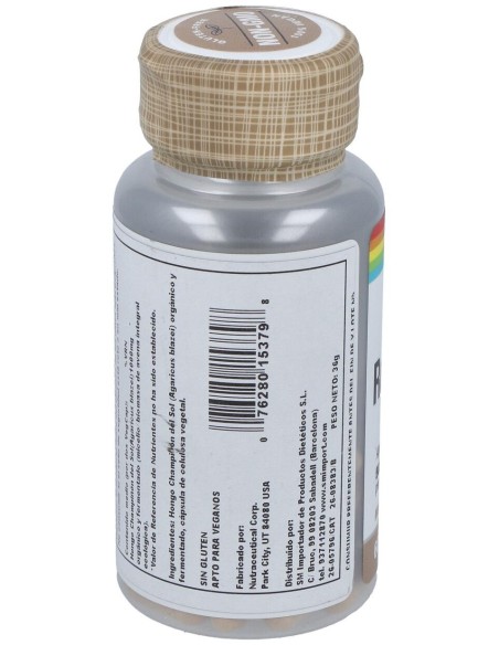 Royal Agaricus Champiñon Del Sol 500Mg. 60Cap.Veg