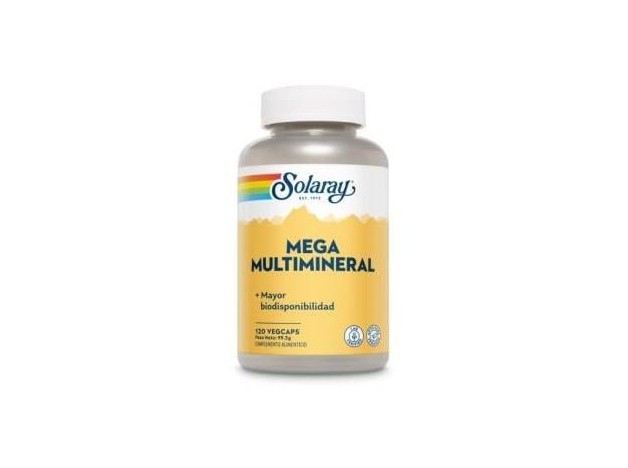 Solaray Mega Multi Mineral 120Cáps Sol