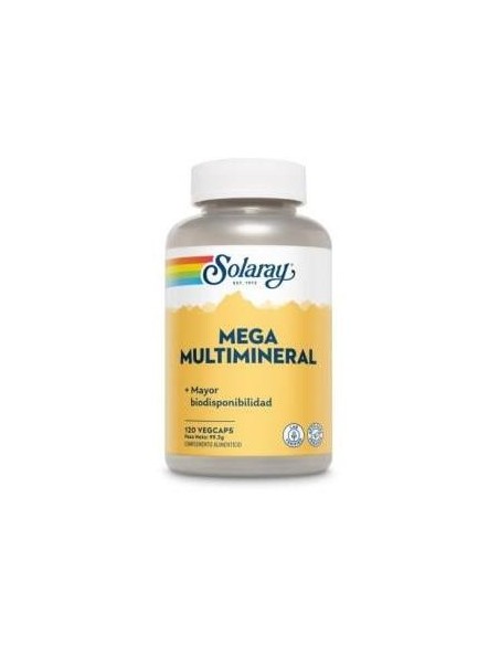 Solaray Mega Multi Mineral 120Cáps Sol