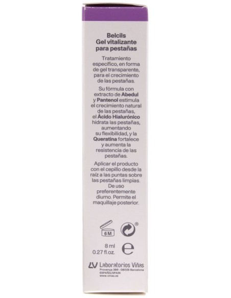 Belcils Ojos Sensibles Gel Vitalizante Para Pestañas 8 Ml